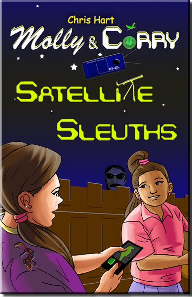 Image of the cover of Book 1 showing Molly staring at a glowing computer chip.